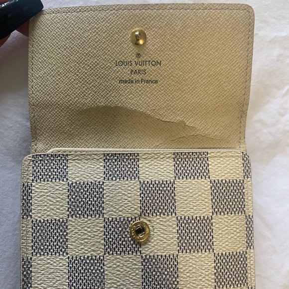 AUTHENTIC Louis Vuitton Damier Azur Elise Wallet - Picture 5 of 13